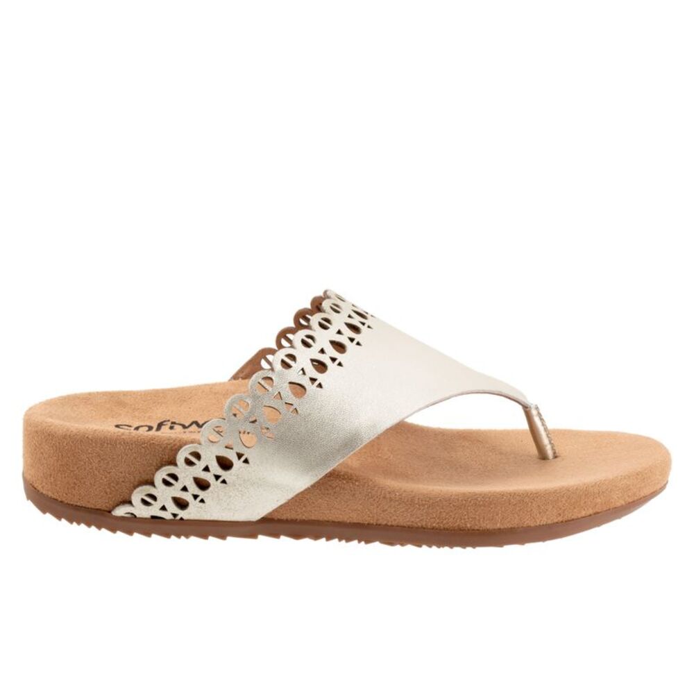 Softwalk Womens Bethany Silver Shoes (NWT)